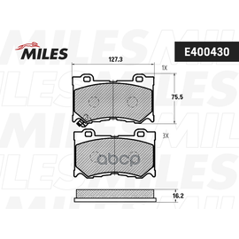 Купить КОЛОДКИ ТОРМОЗНЫЕ ПЕРЕДНИЕ (СМЕСЬ LOW-METALLIC) INFINITI FX35/37/50 08-/GS35/37/25 06- (TRW GDB3505) E400430