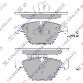 Купить КОЛОДКИ ТОРМОЗНЫЕ ДИСКОВЫЕ BMW F07GT/F10/F11 2.8I/2.5D/3.0D 10 SP1821