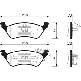 Купить КОЛОДКИ ТОРМОЗНЫЕ ДИСКОВЫЕ DODGE CARAVAN, CHRYSLER VOYAGER/GRAND VOYAGER ALL 00 SP1441