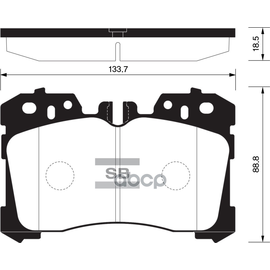 Купить КОЛОДКИ ТОРМОЗНЫЕ ДИСКОВЫЕ LEXUS LS460/LS600 06 SP1496