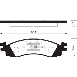 Купить КОЛОДКИ ТОРМОЗНЫЕ ДИСКОВЫЕ FORD EXPLORER 06-10/TAURUS 11, MERCURY MOUNTAINEER 06-10 SP1510