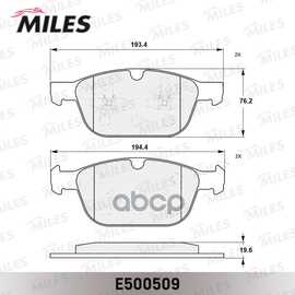 Купить КОЛОДКИ ТОРМОЗНЫЕ ПЕРЕДНИЕ (СМЕСЬ CERAMIC СЕРИЯ PRO) VOLVO XC 60 08- (TRW GDB1821) E500509