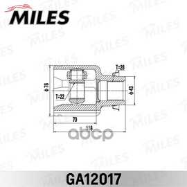 Купить ШРУС ВНУТРЕННИЙ ПРАВЫЙ MAZDA 3 BK 03-08, BL 09-13 /MAZDA AXELA BL 09-13 GA12017