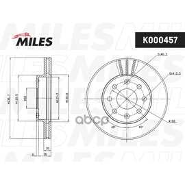 Купить ДИСК ТОРМОЗНОЙ ПЕРЕДНИЙ D236ММ CHEVROLET LANOS/AVEO/SPARK/ASTRA F/CORSA B/VECTRA A (TRW DF4439) K000457