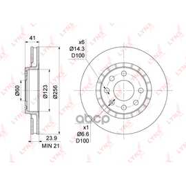 Купить ДИСК ТОРМОЗНОЙ OPEL ASTRA F 1.4-2.0 91-98 / VECTRA A/B 1.6-2.5 >0 LYNXAUTO BN-1121