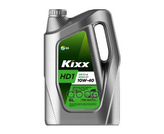 Купить МАСЛО МОТОРНОЕ KIXX HD1 10W-40 СИНТЕТИЧЕСКОЕ 6 Л L2061360E1