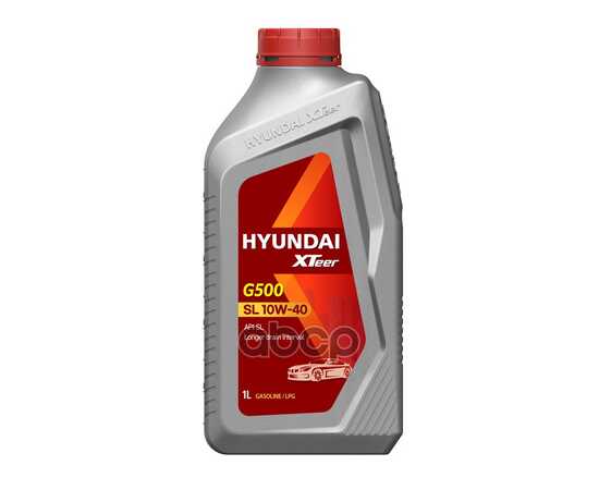 Купить МАСЛО МОТОРНОЕ HYUNDAI XTEER GASOLINE G500 SL 10W-40 1 Л 1011044