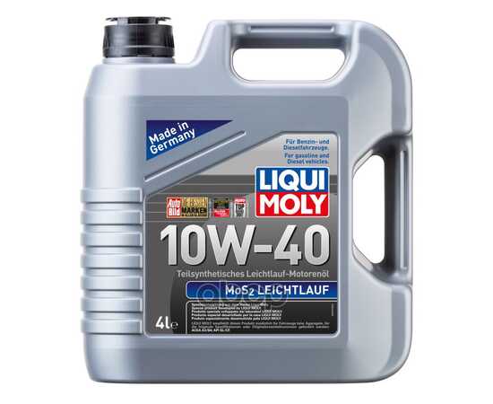 Купить МАСЛО МОТОРНОЕ LIQUI MOLY MOS2 LEICHTLAUF 10W-40 ПОЛУСИНТЕТИЧЕСКОЕ 4 Л 1917/6948