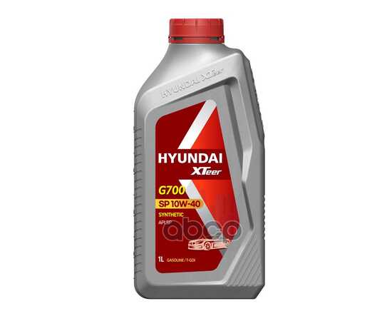 Купить МАСЛО МОТОРНОЕ HYUNDAI XTEER GASOLINE G700 10W-40 СИНТЕТИЧЕСКОЕ 1 Л 1011009