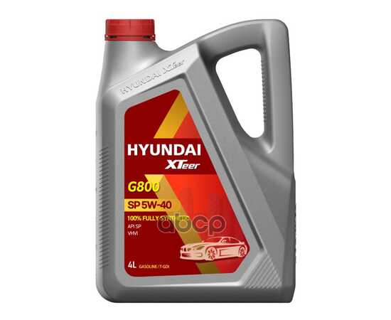 Купить МАСЛО МОТОРНОЕ HYUNDAI XTEER GASOLINE ULTRA PROTECTION 5W-40 4 Л 1041126