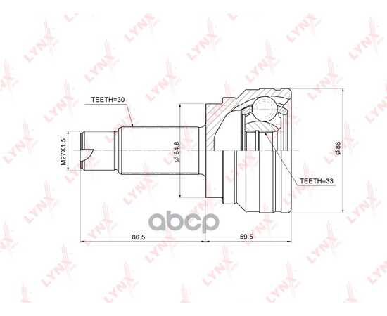 Купить ШРУС НАРУЖНЫЙ ПОДХОДИТ ДЛЯ BMW X5 (E70) 3.0-4.8 07 / X6 (E71/2) 3.0D-4.4T 08 CO-3765