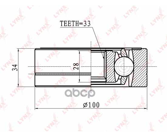 Купить ШРУС ВНУТРЕННИЙ ПОДХОДИТ ДЛЯ AUDI A4 1.8-2.8 95-00 / 80 2.0-2.8 92-94/A3 1.8-1.9TD 96/1.4T-3.2 03/, SKODA FABIA 1.6 07/OCTAVIA 1.8T-2.0 99/1.4T-2.0 04/SUPERB 1.4T-1.9TD 08, VW GOLF I CI-8008