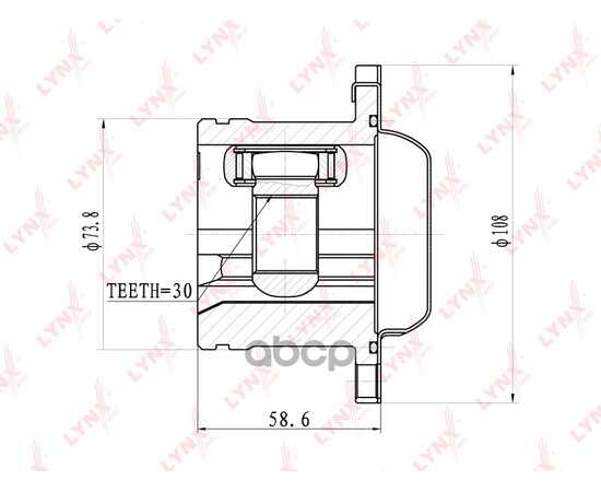 Купить ШРУС ВНУТРЕННИЙ ПОДХОДИТ ДЛЯ VW GOLF IV 1.6-2.3 05 / POLO 1.4TD-1.9TD 99/, SKODA FABIA 1.4TD-1.9TD 00-07/OCTAVIA 1.8T 97 CI-8010