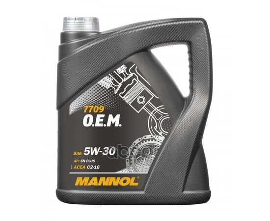 Купить МАСЛО МОТОРНОЕ MANNOL 7709 O.E.M. FOR TOYOTA LEXUS 5W-30 СИНТЕТИЧЕСКОЕ 4 Л 1197