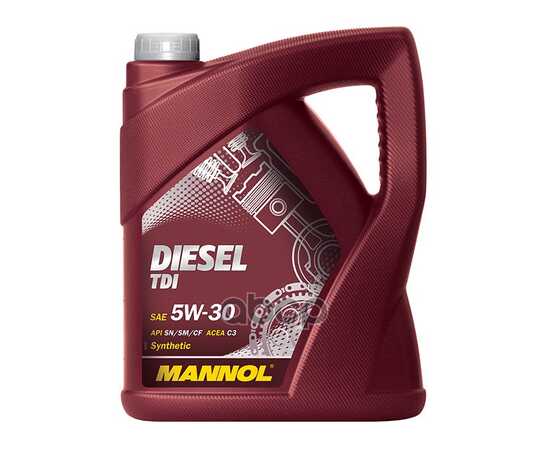 Купить МАСЛО МОТОРНОЕ MANNOL DIESEL TDI 5W-30 5 Л 1036