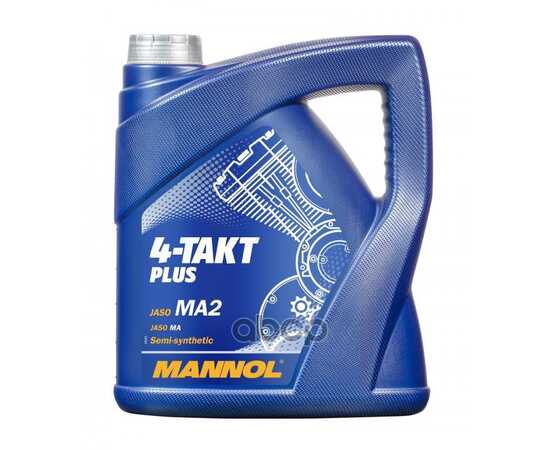 Купить МАСЛО МОТОРНОЕ MANNOL 4-TAKT PLUS 10W-40 ПОЛУСИНТЕТИЧЕСКОЕ 4 Л 1425