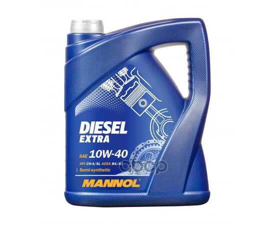 Купить МАСЛО МОТОРНОЕ MANNOL DIESEL EXTRA 10W-40 ПОЛУСИНТЕТИЧЕСКОЕ 5 Л 1106