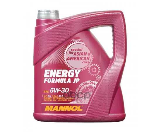 Купить МАСЛО МОТОРНОЕ MANNOL ENERGY FORMULA JP 5W-30 СИНТЕТИЧЕСКОЕ 4 Л 1060