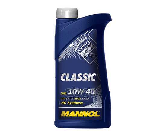 Купить МАСЛО МОТОРНОЕ MANNOL CLASSIC 10W-40 ПОЛУСИНТЕТИЧЕСКОЕ 1 Л 1100