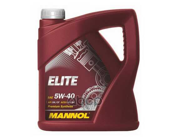 Купить МАСЛО МОТОРНОЕ MANNOL ELITE 5W-40 СИНТЕТИЧЕСКОЕ 4 Л 1006