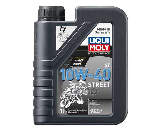 Купить МАСЛО МОТОРНОЕ 4T LIQUI MOLY MOTORRAD 10W40 СИНТЕТИЧЕСКОЕ 1 Л 7609