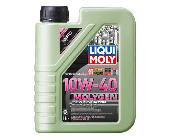 Купить МАСЛО МОТОРНОЕ LIQUI MOLY MOLYGEN NEW GENERATION 10W-40 ПОЛУСИНТЕТИЧЕСКОЕ 1 Л 9955/9059