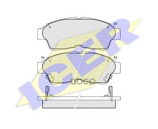 Купить КОЛОДКИ ПЕРЕДНИЕ TOYOTA CAM/CARE/COR/RAV4 ICER 181005