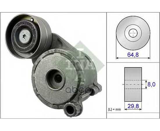 Купить НАТЯЖИТЕЛЬ ПРИВОДНОГО РЕМНЯ MB W204/W212/W166/W639+SPRINTER 2006-> INA 534 0506 10