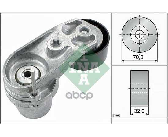 Купить РОЛИК-НАТЯЖИТЕЛЬ ПРИВОДНОГО РЕМНЯ BMW 1(F20)/3(F30)/5(F10)/7(F01/F02) MOT.N55 INA 534 0433 10