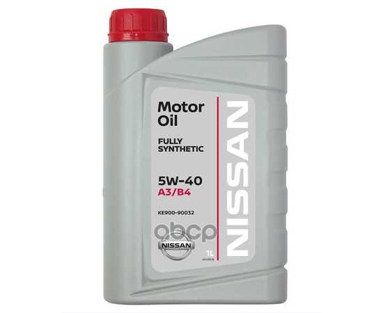 Купить МАСЛО МОТОРНОЕ NISSAN MOTOR OIL 5W-40 СИНТЕТИЧЕСКОЕ 1 Л KE900-90032R