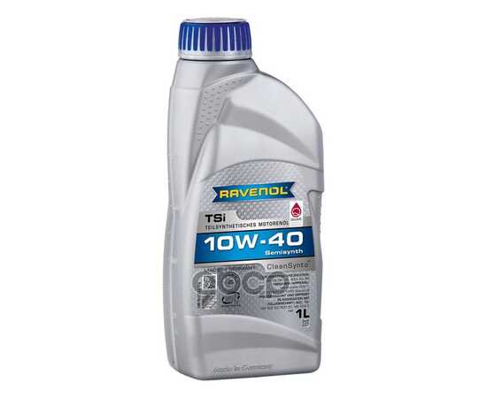 Купить МАСЛО МОТОРНОЕ RAVENOL TSI 10W-40 ПОЛУСИНТЕТИЧЕСКОЕ 1 Л 4014835724112