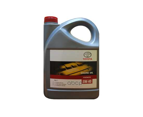 Купить МАСЛО МОТОРНОЕ TOYOTA ENGINE OIL 5W-40 СИНТЕТИЧЕСКОЕ 5 Л 08880-80835