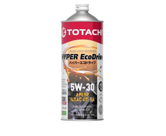 Купить МАСЛО МОТОРНОЕ TOTACHI HYPER ECODRIVE SP/GF-6A 5W-30 СИНТЕТИЧЕСКОЕ 1 Л E0301