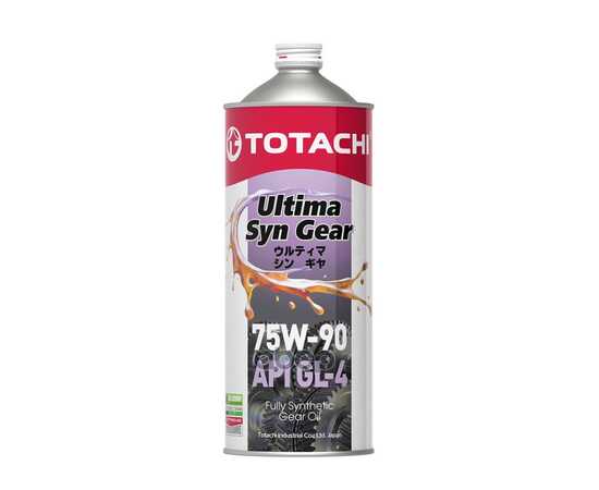 Купить МАСЛО ТРАНСМИССИОННОЕ TOTACHI ULTIMA SYN-GEAR 75W-90 GL-4 1Л (4589904931543, 60701) G3501