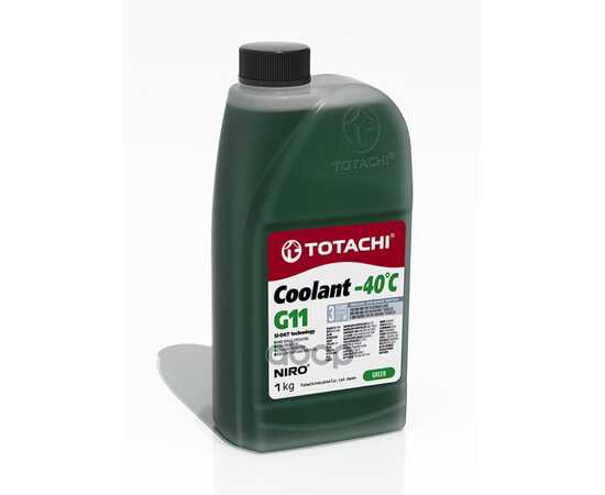 Купить АНТИФРИЗ TOTACHI NIRO COOLANT GREEN -40C G11 1КГ 4589904526800 43201