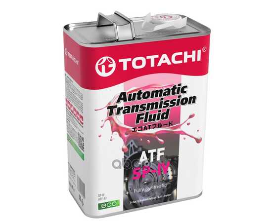 Купить МАСЛО ТРАНСМИССИОННОЕ TOTACHI ATF SP-IV 4Л (4589904921421) 21004