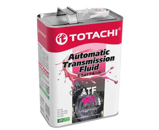 Купить МАСЛО ТРАНСМИССИОННОЕ TOTACHI ATF WS 4Л (4562374691308) 20804