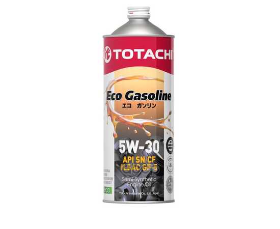 Купить МАСЛО МОТОРНОЕ TOTACHI ECO GASOLINE 5W-30 ПОЛУСИНТЕТИЧЕСКОЕ 1 Л 4589904934858