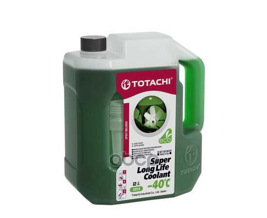 Купить АНТИФРИЗ TOTACHI SUPER LONG LIFE COOLANT GREEN -40C 2Л 4589904520525 41602