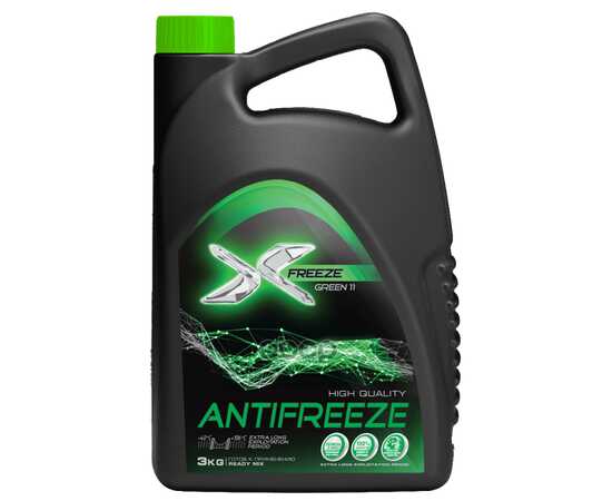 Купить АНТИФРИЗ X-FREEZE X-FREEZE GREEN ГОТОВЫЙ ЗЕЛЕНЫЙ 3 КГ 430206094