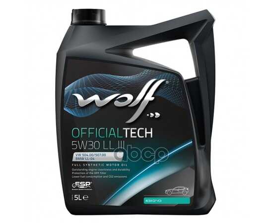 Купить МАСЛО МОТОРНОЕ WOLF OIL OFFICIALTECH C3 LL III 5W-30 СИНТЕТИЧЕСКОЕ 4 Л 1048180