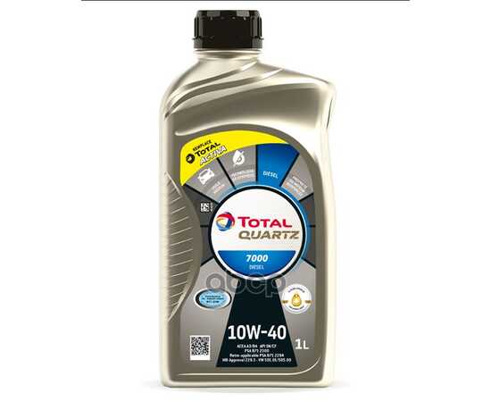 Купить МАСЛО МОТОРНОЕ TOTAL QUARTZ 7000 DIESEL 10W-40 1Л RU 11030301