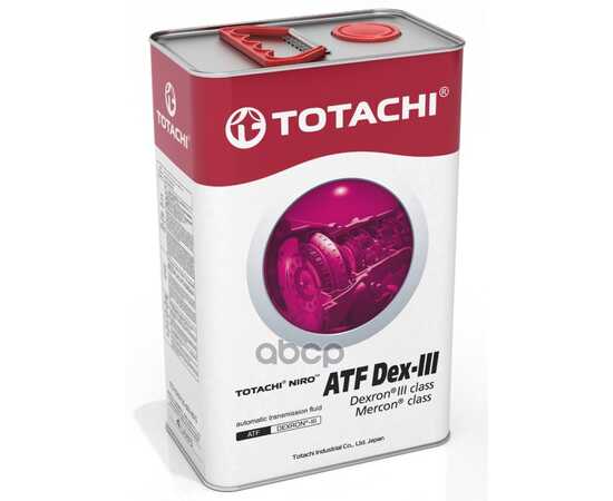 Купить МАСЛО ТРАНСМИССИОННОЕ TOTACHI ATF DEX III 4 Л 21204