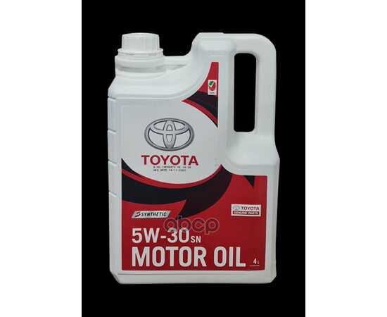 Купить МАСЛО МОТОРНОЕ TOYOTA ENGINE OIL 5W-30 4 Л 08880-83714