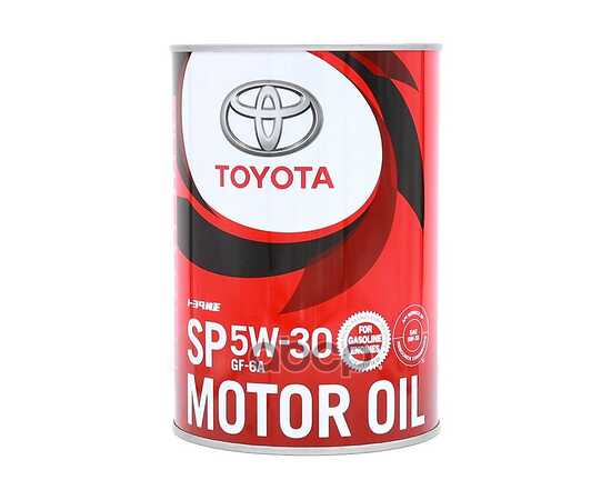 Купить МАСЛО МОТОРНОЕ СИНТЕТИЧЕСКОЕ TOYOTA SP GF-6A 5W-30 1Л (08880-10706) 08880-13706