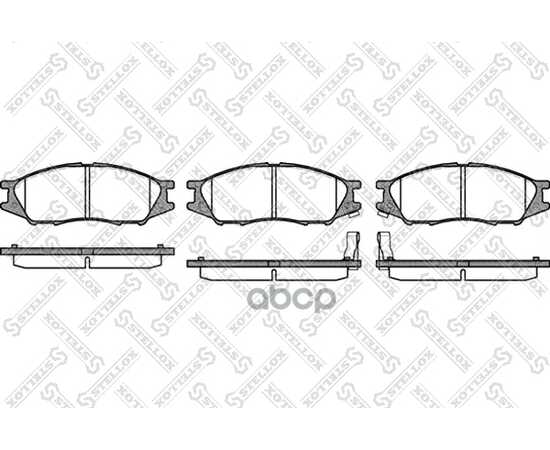 Купить КОЛОДКИ ДИСКОВЫЕ П. NISSAN SUNNY B15 98>/ALMERA CLASSIC 06> STELLOX 001080_SX