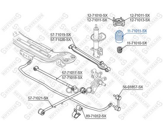 Купить ПЫЛЬНИК АМОРТИЗАТОРА ЗАДНЕГО MAZDA 626 GE 91-97/MX-6 GE/XEDOS 6 CA 91> STELLOX 1171011_SX