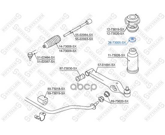 Купить ОПОРНЫЙ ПОДШИПНИК ПЕРЕДНЕГО АМОРТИЗАТОРА CHEVROLET SPARK/DAEWOO MATIZ STELLOX 2673005_SX