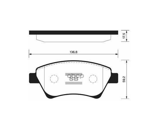 Купить КОЛОДКИ ТОРМОЗНЫЕ ПЕРЕДНИЕ SANGSIN BRAKE SP1413