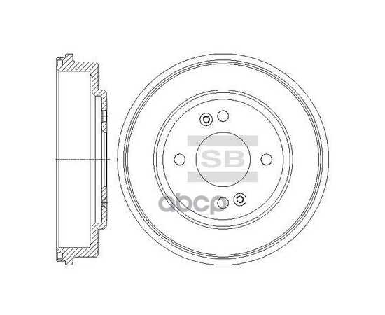 Купить БАРАБАН ТОРМОЗНОЙ HYUNDAI GETZ 02- С ABS SD1079